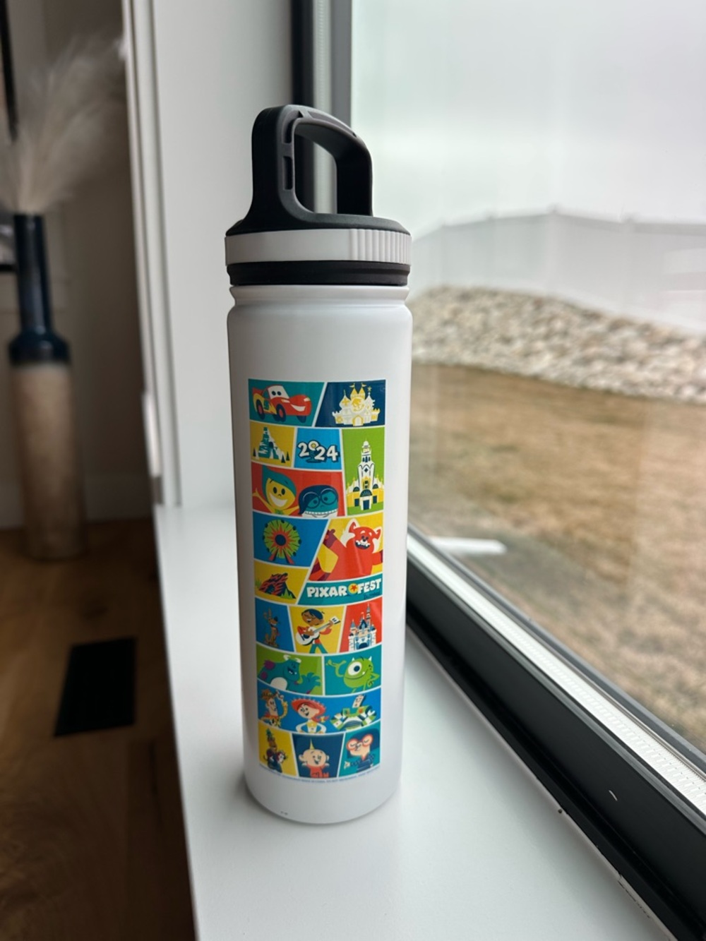Disney Pixar fest White Water Bottle. New with tags.